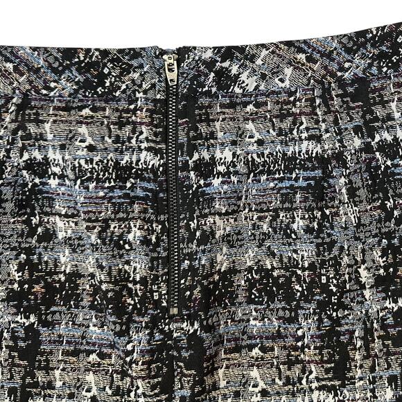 J. Crew Abstract Tweed Mini Skirt 95566 Size 6 - Picture 7 of 9